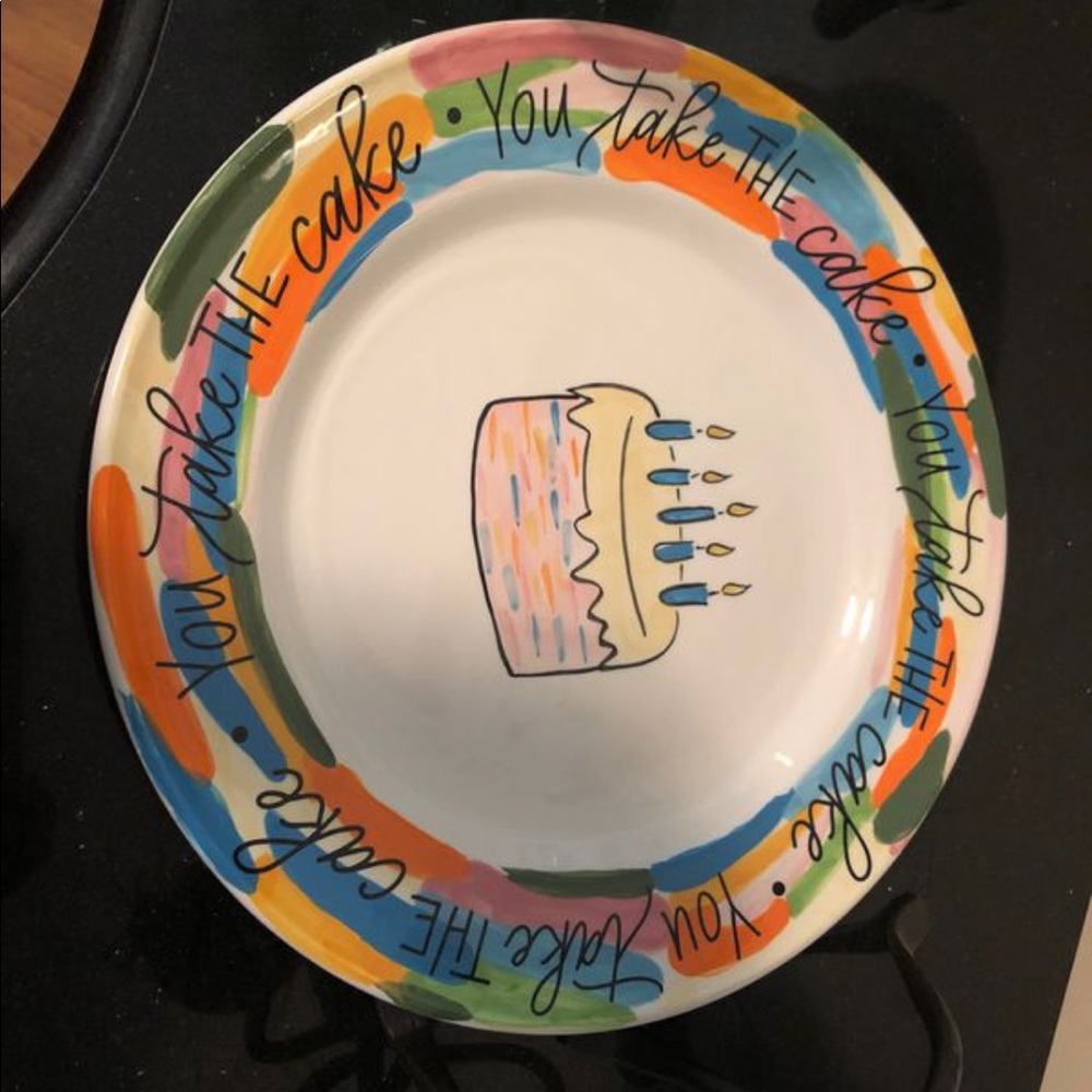 Decorative cake plate(you take the cake)
